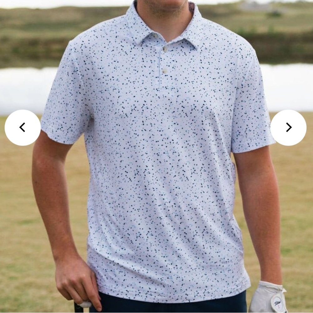 NWT Burlebo Performance Polo - Size Large